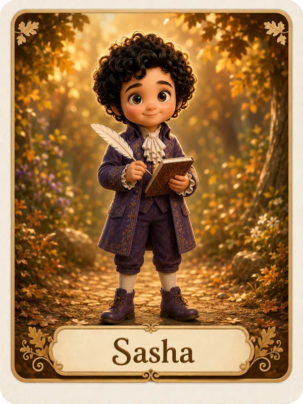Sasha — The poet — the heart of the garden